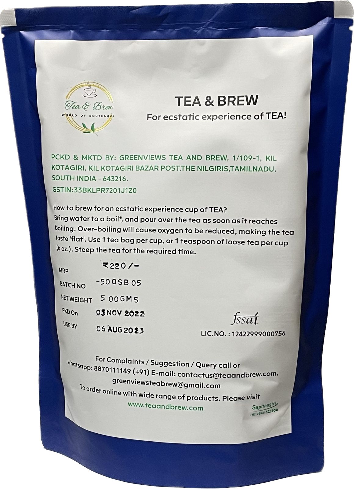 STRONG BLEND - CTC Tea