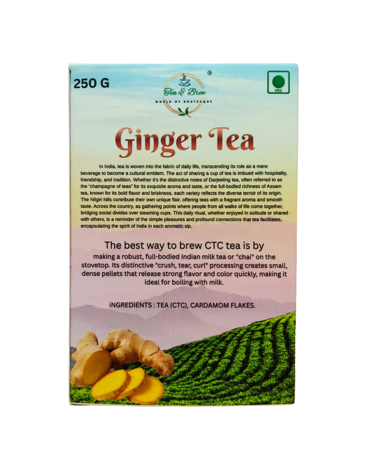 GINGER TEA - CTC Tea